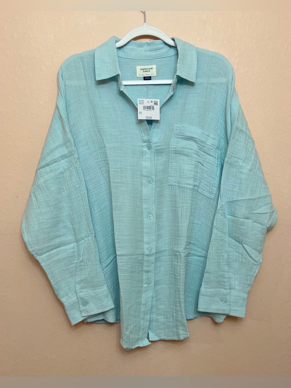American Eagle Go Big Oversized Shirt